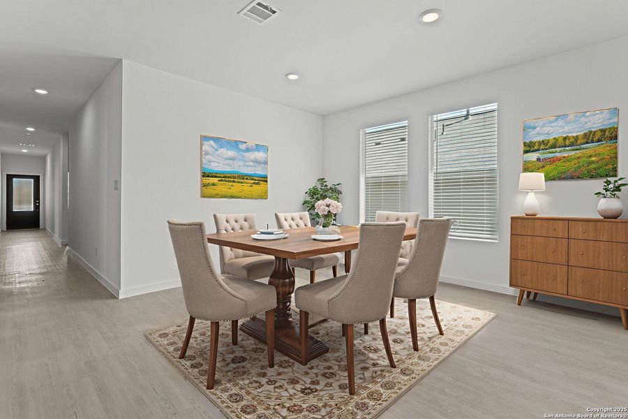 Furnished interior view inside a new home in Waterwheel: Coastline Collection, San Antonio (Image 8).