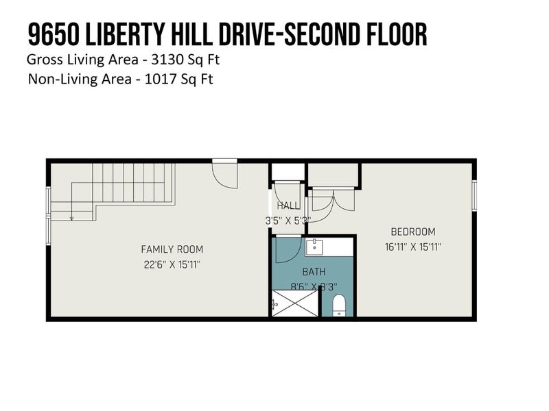 2D floor plan layout of this home in , Mint Hill, NC (Image 4).