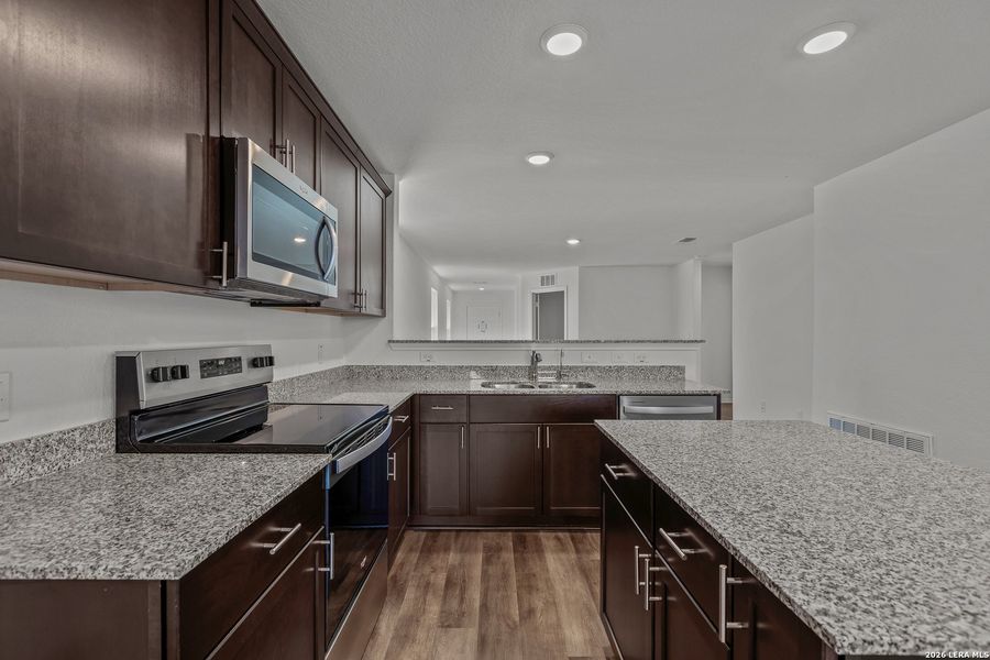 Furnished interior view inside a new home in The Overlook at Creekside, New Braunfels (Image 8).