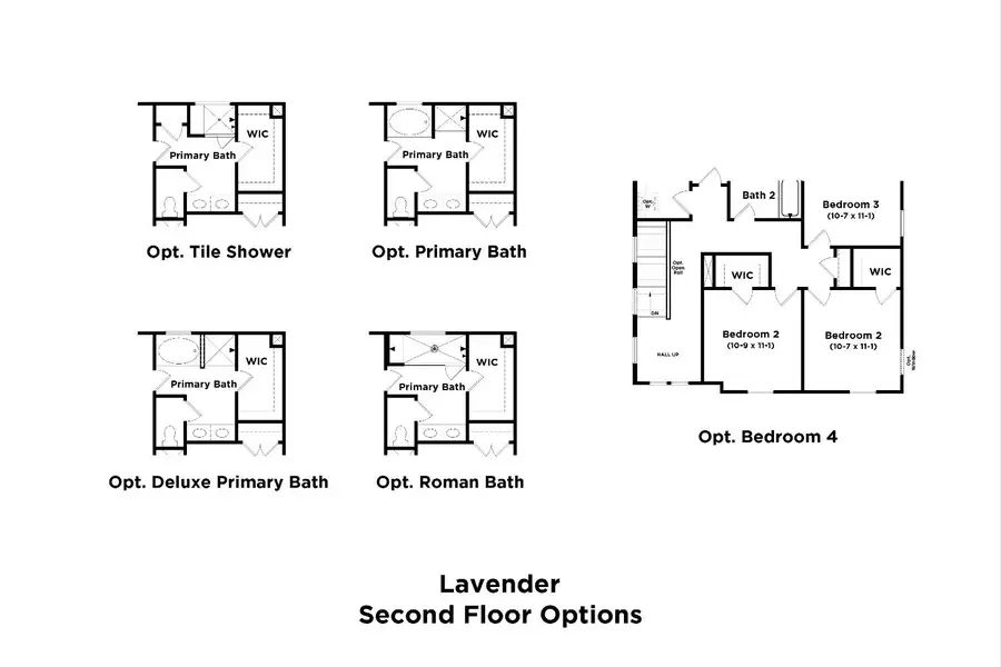 2D floor plan layout for the Lavender by DRB Homes in Spring Branch, Smyrna, TN (Image 7). 2D floor plan layout for the Lavender by DRB Homes in Spring Branch, Smyrna, TN (Image 7).