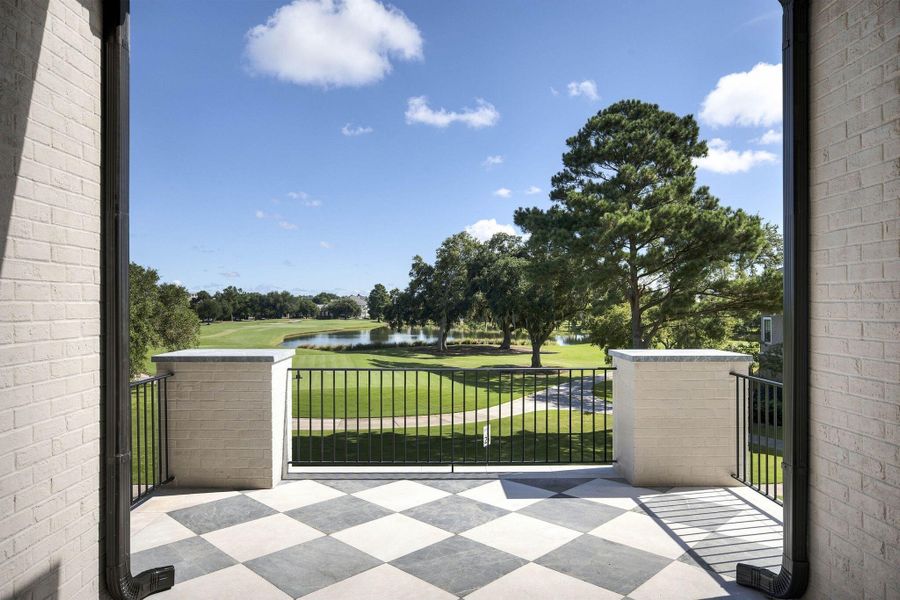 Exterior details and patio area of a home in , Charleston (Image 70). Exterior details and patio area of a home in , Charleston (Image 70).