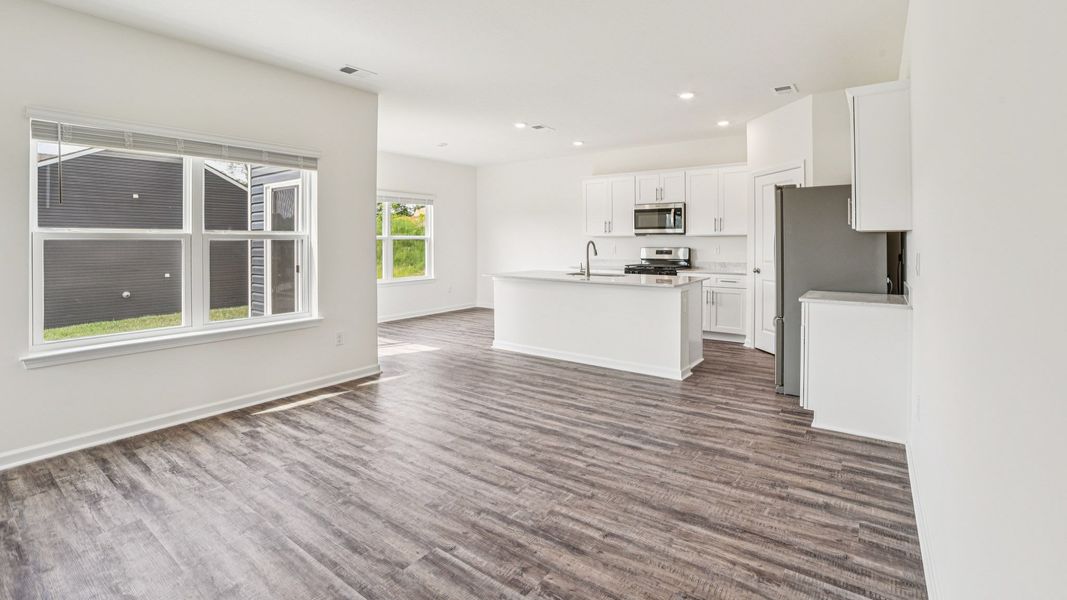 Representative furnished interior of a home built from the Craig by D.R. Horton in The Hideaway at Fox Meadows, Bluff City (Image 5).