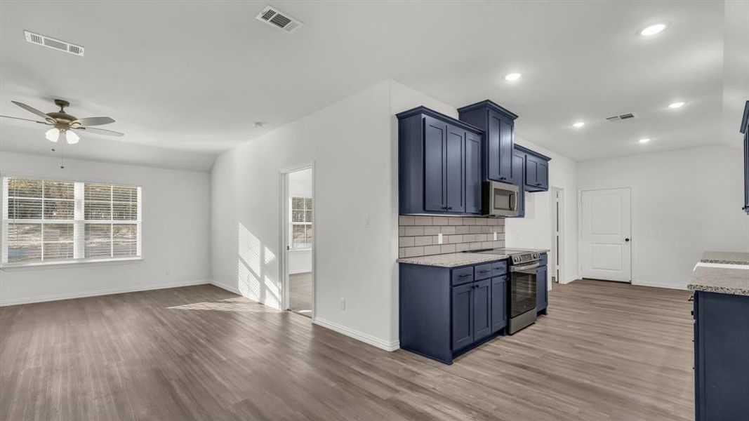 Furnished interior view inside a new home in , Poolville (Image 15).