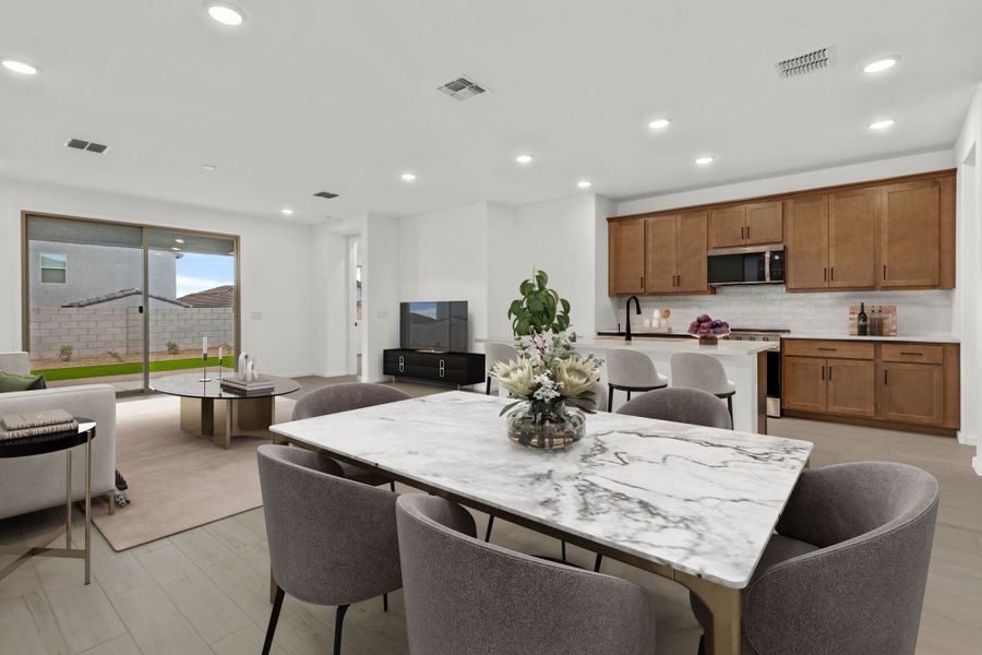 Furnished interior view inside a new home in Blackhawk, Tucson (Image 5).