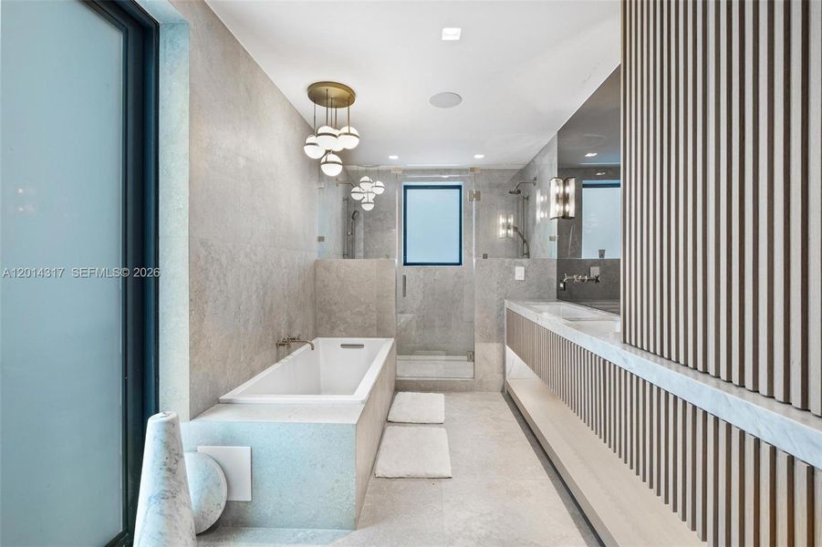 Furnished interior view inside a new home in , Surfside (Image 18).