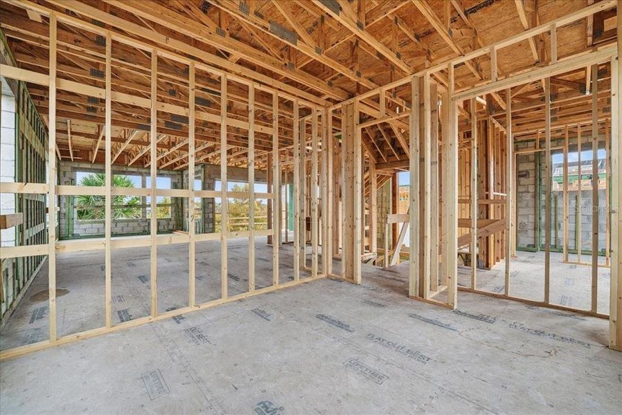 In-progress construction of a new home in , Orlando, FL (Image 33).