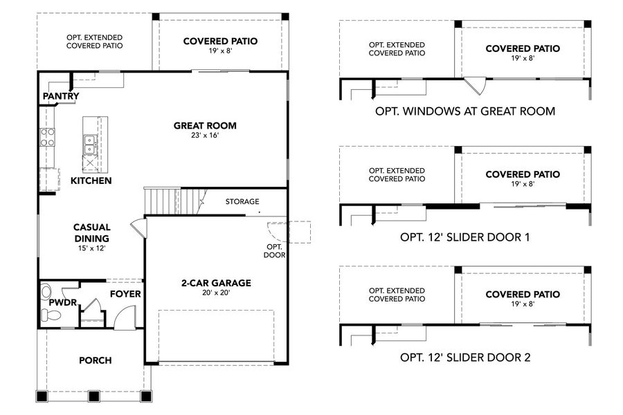 2D floor plan layout for the Lavender by Brightland Homes in Teravalis, Buckeye, AZ (Image 4). 2D floor plan layout for the Lavender by Brightland Homes in Teravalis, Buckeye, AZ (Image 4).