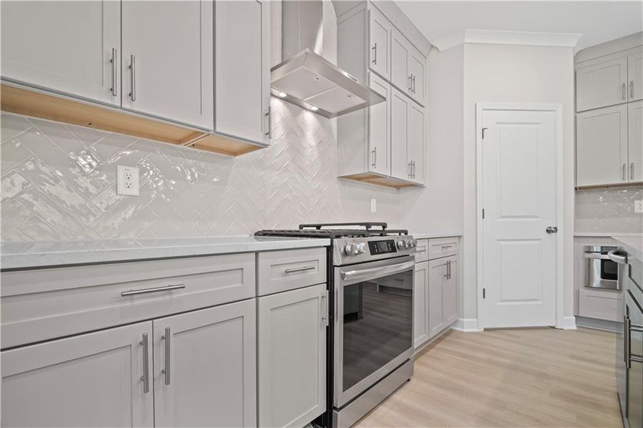 Furnished interior view inside a new home in , Canton (Image 10).