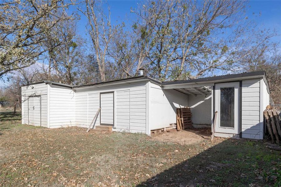 Exterior details and patio area of a home in , Blanket (Image 21). Exterior details and patio area of a home in , Blanket (Image 21).