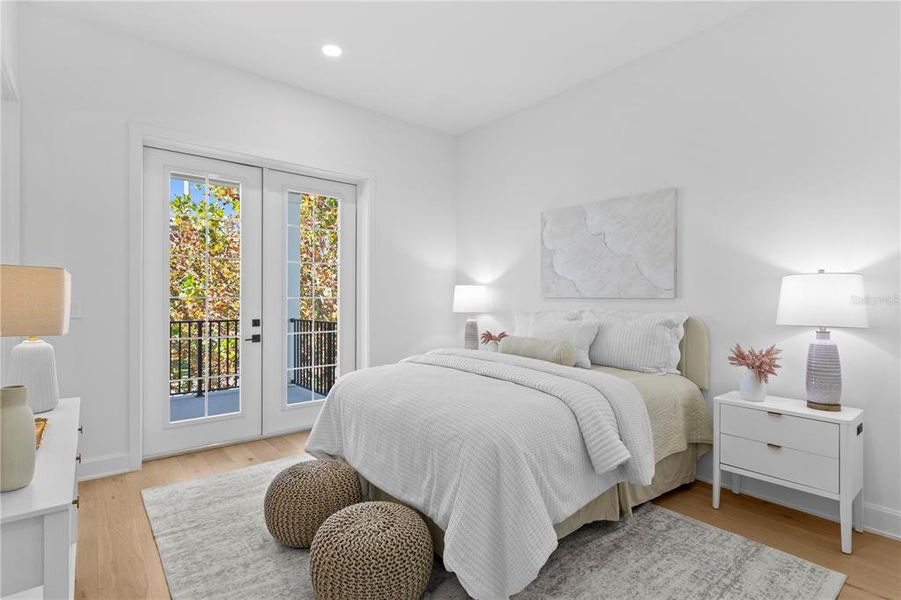 Furnished interior view inside a new home in , St. Petersburg (Image 34).