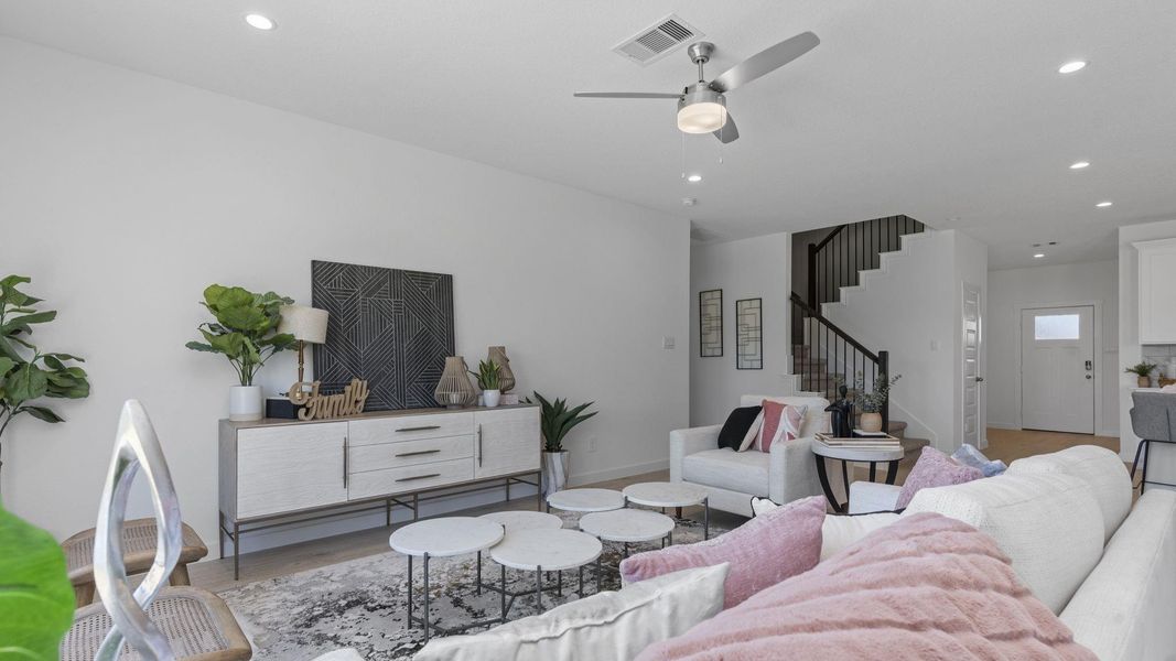 Furnished interior view inside a new home in Holly Ridge, Rosenberg (Image 11).