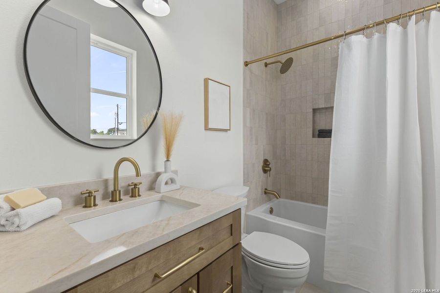 Furnished interior view inside a new home in , Blanco (Image 30). Furnished interior view inside a new home in , Blanco (Image 30).