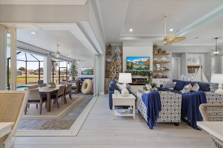 Furnished interior view inside a new home in , Rotonda West (Image 43).