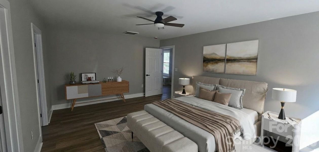 Furnished interior view inside a new home in , Clover (Image 6).