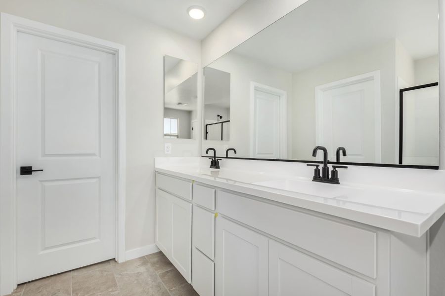 Furnished interior view inside a new home in Solvida at Estrella, Goodyear (Image 12).