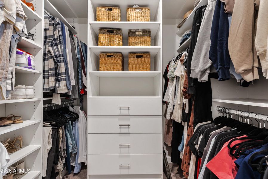 Primary Closet | Custom Cabinents