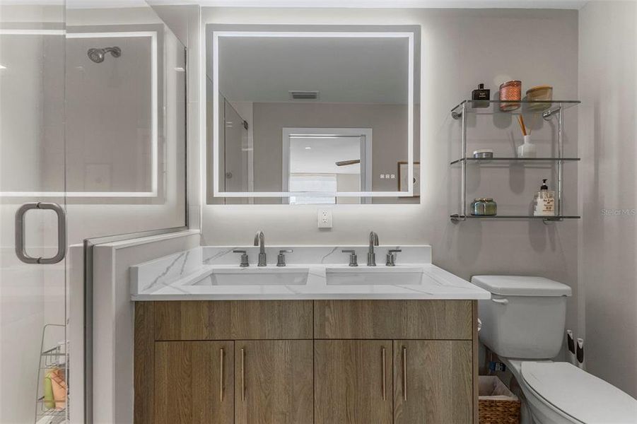 Furnished interior view inside a new home in , Sarasota (Image 27).