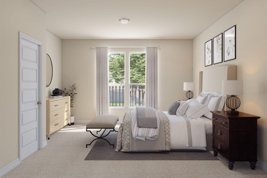 Furnished interior view inside a new home in Mason Woods, Cypress (Image 10). Furnished interior view inside a new home in Mason Woods, Cypress (Image 10).