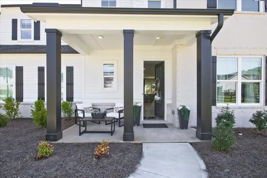 Exterior details and patio area of a home in , Cumming (Image 23).