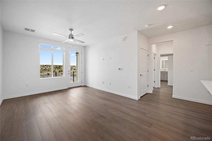 Spacious, unfurnished interior of a new home in The Residences at Victory Ridge, Denver (Image 15).