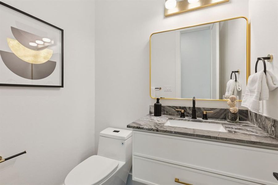 Furnished interior view inside a new home in , Dallas (Image 5).