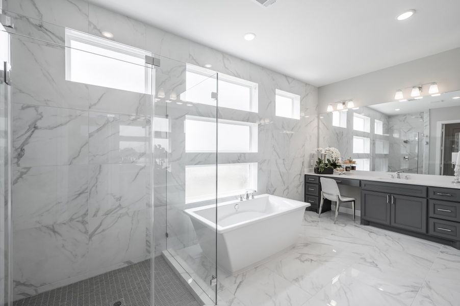 Representative furnished interior of a home built from the Casoria by Tri Pointe Homes in Solace Collection At Evergrove, Richmond (Image 25).