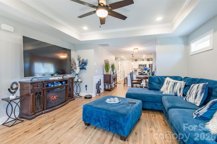 Furnished interior view inside a new home in , Albemarle (Image 3).