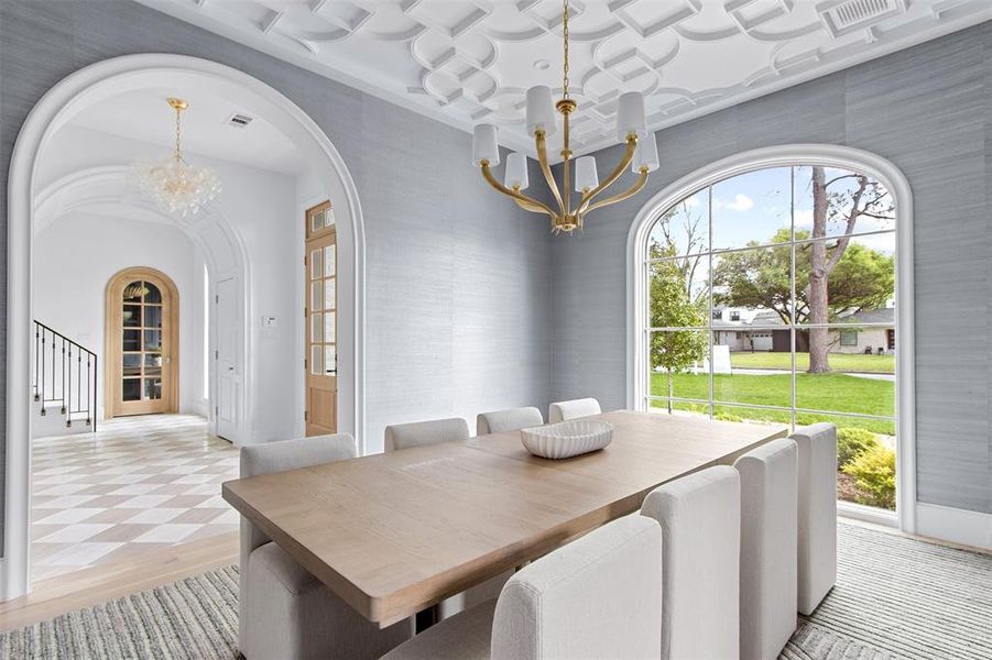 Furnished interior view inside a new home in , Dallas (Image 33). Furnished interior view inside a new home in , Dallas (Image 33).