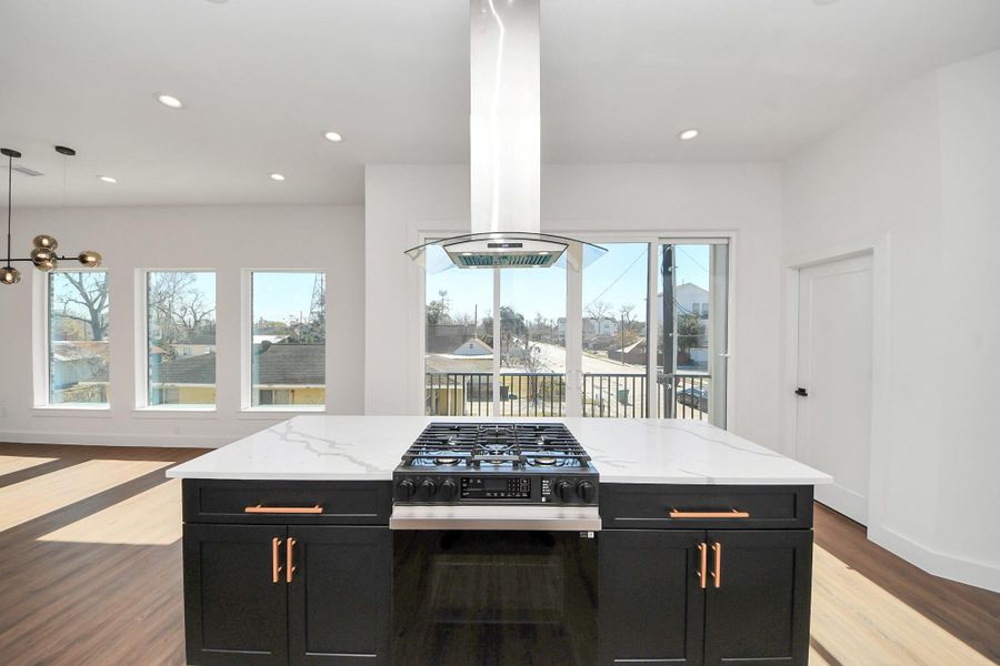 Furnished interior view inside a new home in , Houston (Image 11).