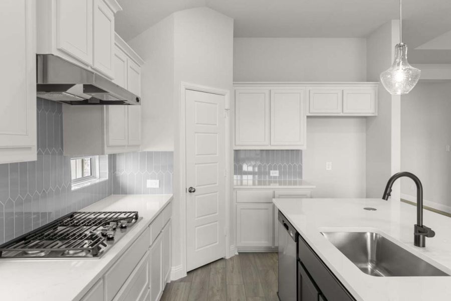 Furnished interior view inside a new home in Creekview Meadows, Pilot Point (Image 5).