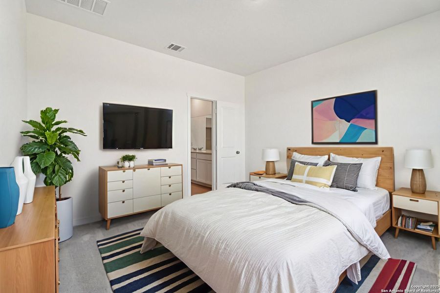 Furnished interior view inside a new home in Summerlin: Eventide Collection, San Antonio (Image 11).