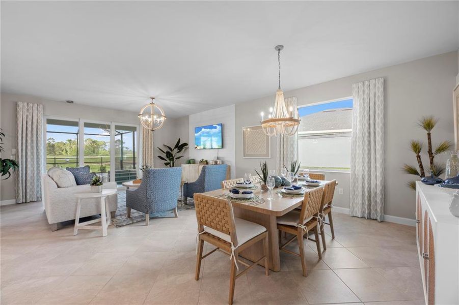 Furnished interior view inside a new home in Lennar at Turnleaf, Punta Gorda (Image 11).