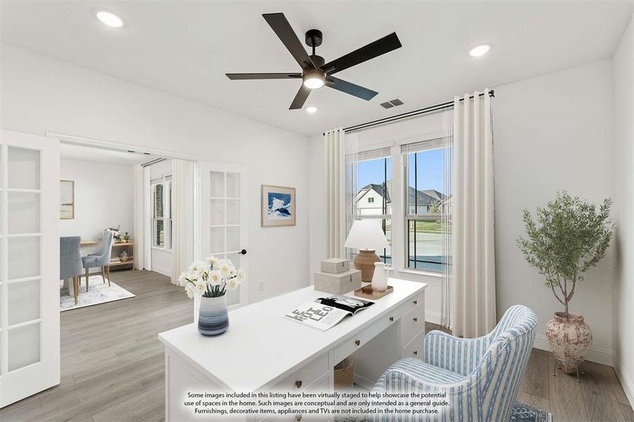 Furnished interior view inside a new home in West Crossing, Anna (Image 18). Furnished interior view inside a new home in West Crossing, Anna (Image 18).