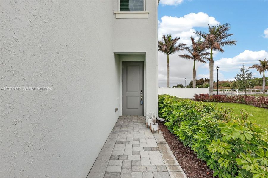 Exterior details and patio area of a home in , Stuart (Image 20).