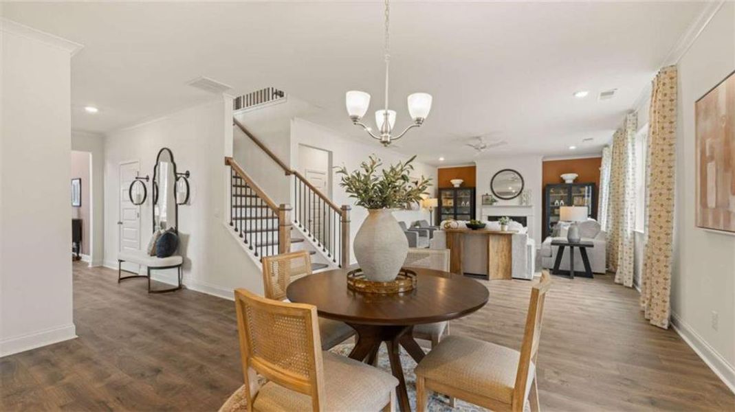 Furnished interior view inside a new home in The Gates at Pates Creek, Hampton (Image 35).