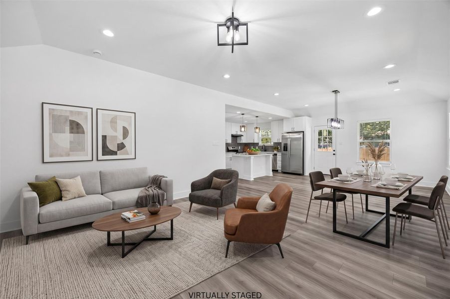 Furnished interior view inside a new home in , Brenham (Image 7).