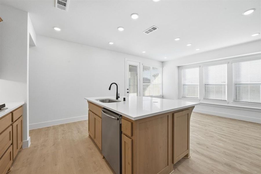 Furnished interior view inside a new home in Pecan Square: 40ft. lots, Northlake (Image 11).