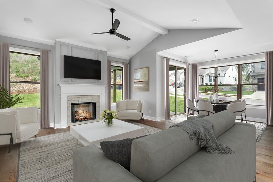 Representative furnished interior of a home built from the The Downing by Greentech Homes LLC in The Thicket at Sedman Hills, Hixson (Image 8).