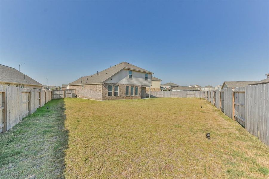 Another view of the immense backyard space.