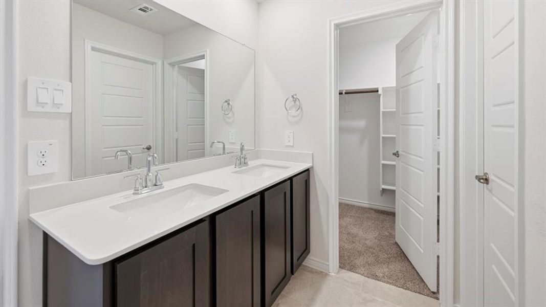 Furnished interior view inside a new home in The Woods at Lindsey Place, Anna (Image 9).