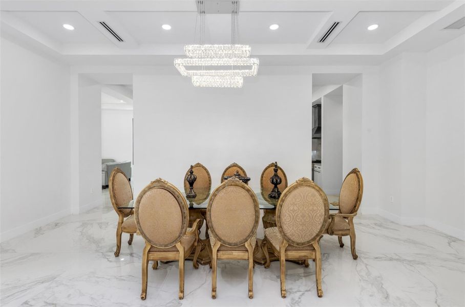 Furnished interior view inside a new home in , Parkland (Image 36).