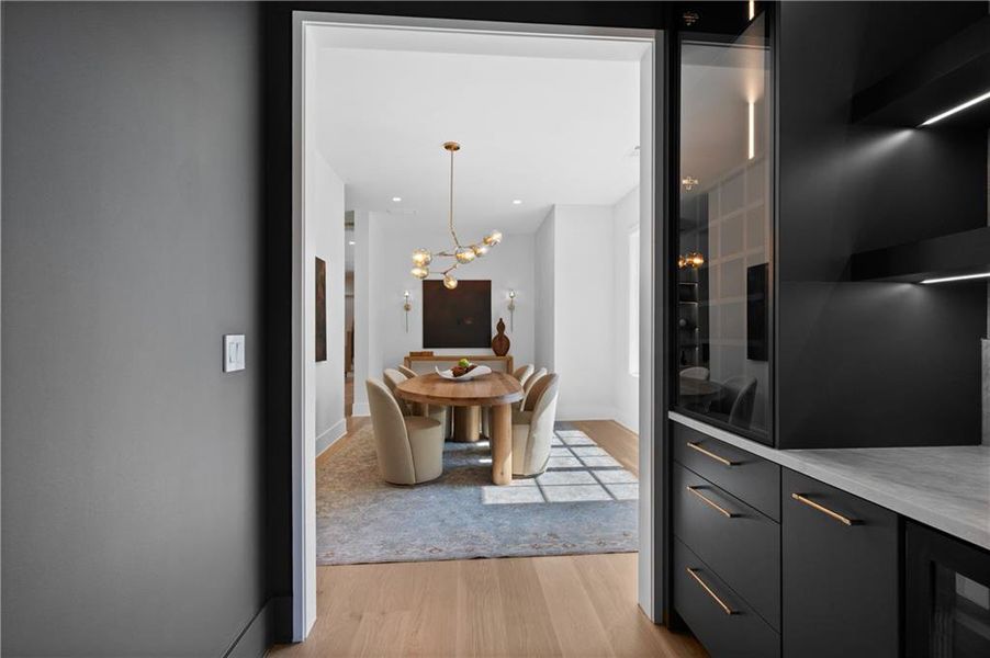 Furnished interior view inside a new home in , Roswell (Image 49).