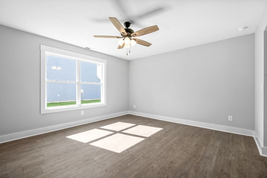 Representative unfurnished interior of a home built from the Noah by Rockwood Homes in Garrettsburg Meadows, Clarksville (Image 18).