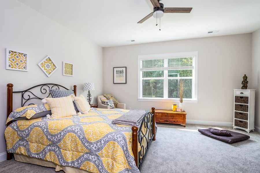 Representative furnished interior of a home built from the Columbia by Greybrook Homes in Harbor Watch, Statesville (Image 29).