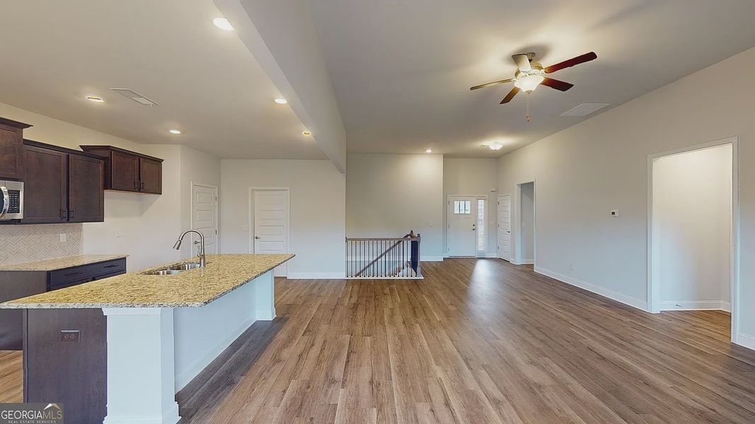 Furnished interior view inside a new home in Oakview Estates, Macon (Image 7).
