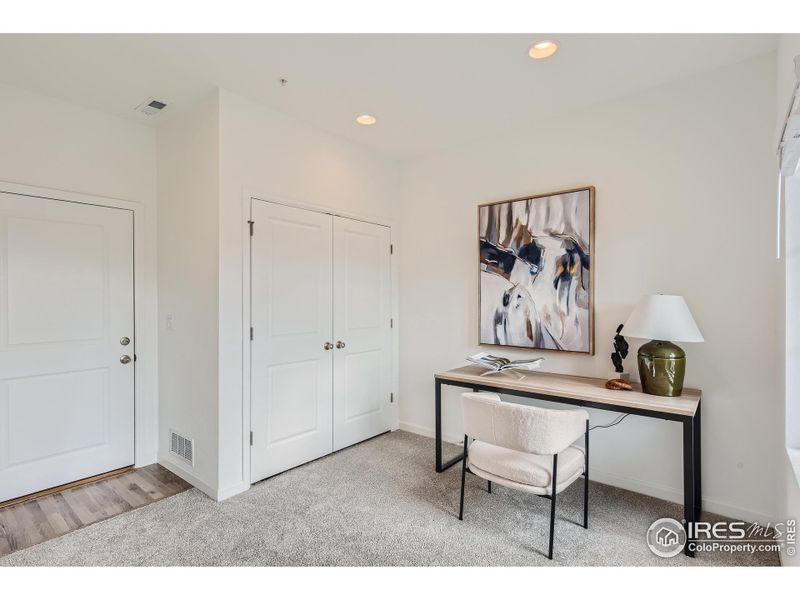 Additional office space or space for guests on the main level - Same Floor plan, Different Model. Additional office space or space for guests on the main level - Same Floor plan, Different Model.