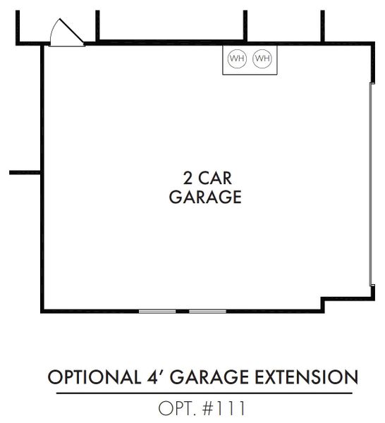 4′ Garage Extention 4′ Garage Extention