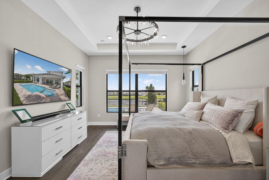 Furnished interior view inside a new home in , The Acreage (Image 45). Furnished interior view inside a new home in , The Acreage (Image 45).
