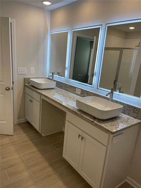 Furnished interior view inside a new home in The Enclave Townhomes, Hampton (Image 5).