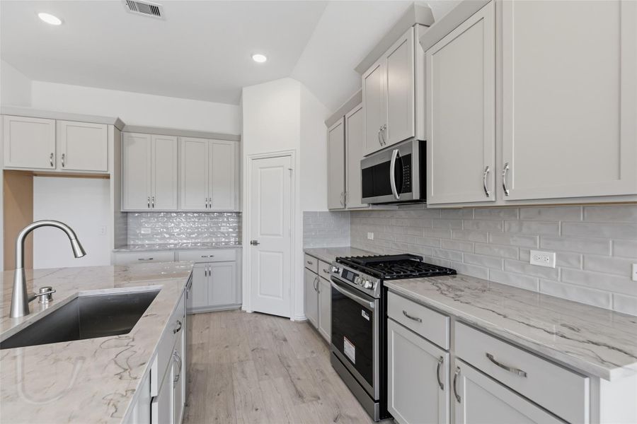 Furnished interior view inside a new home in Southern Pointe, College Station (Image 9).